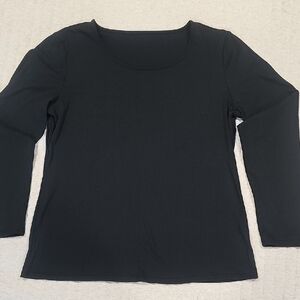 Classic Black Long Sleeve Top (No Name)